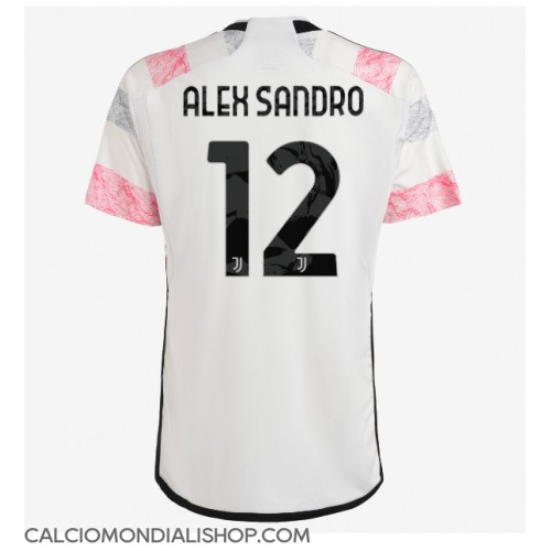 Maglie da calcio Juventus Alex Sandro #12 Seconda Maglia 2023-24 Manica Corta